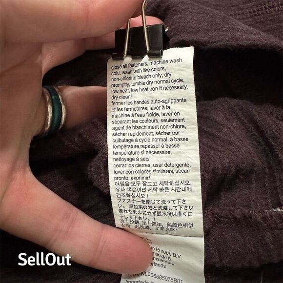 Calvin Klein Men's Purple Quarter Zip Long Sleeve Sweater Size Standard L - Picture 4 of 10